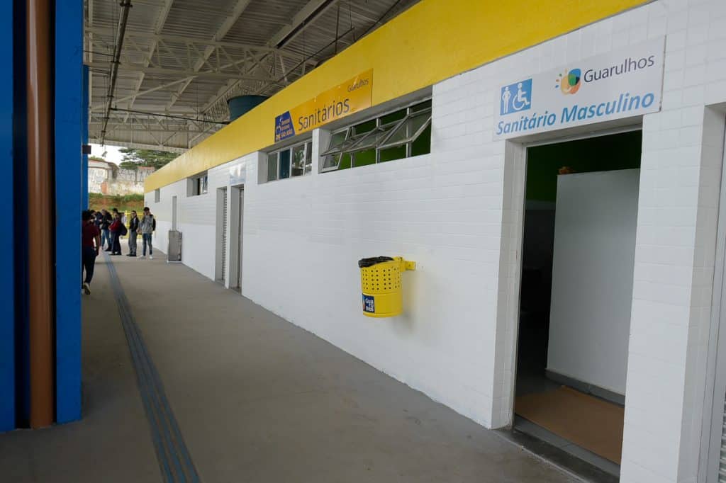 Novas instalações do Terminal de ônibus São João em Guarulhos