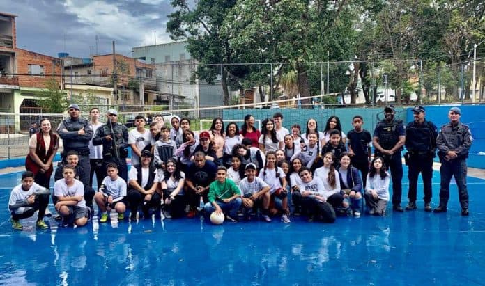 gcm participa de atividades em escolas de Guarulhos