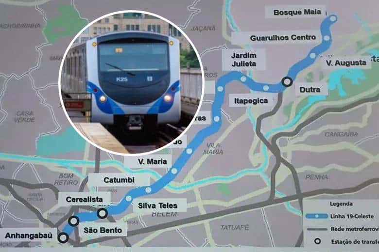 linha 19-celeste metro guarulhos
