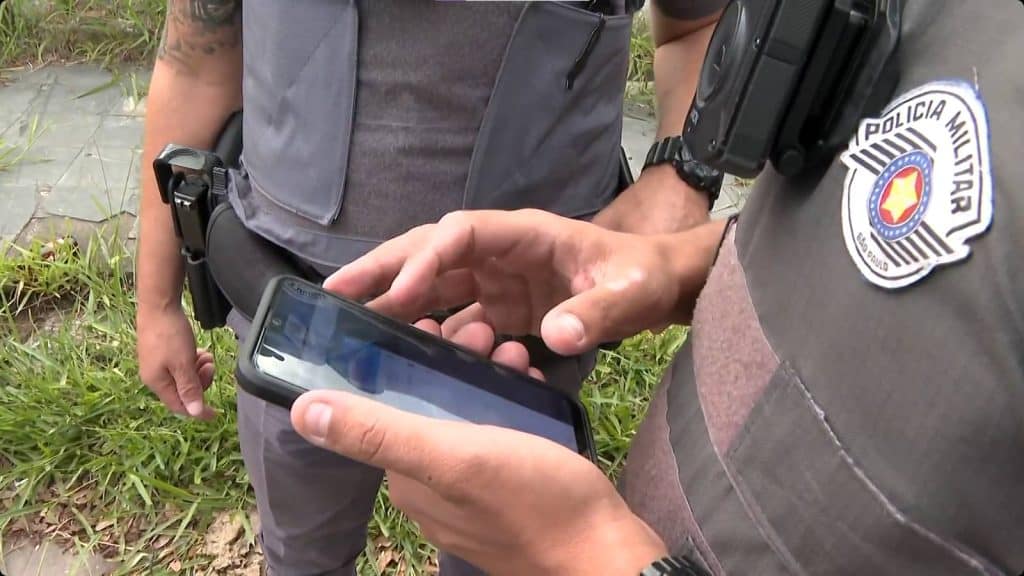 app de bloqueio de celular da PM, rastreio de celular