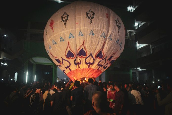 balão de ar quente