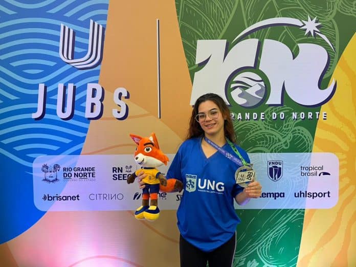 Jackeline Chaves, atleta UNG Guarulhos vence medalha de prata