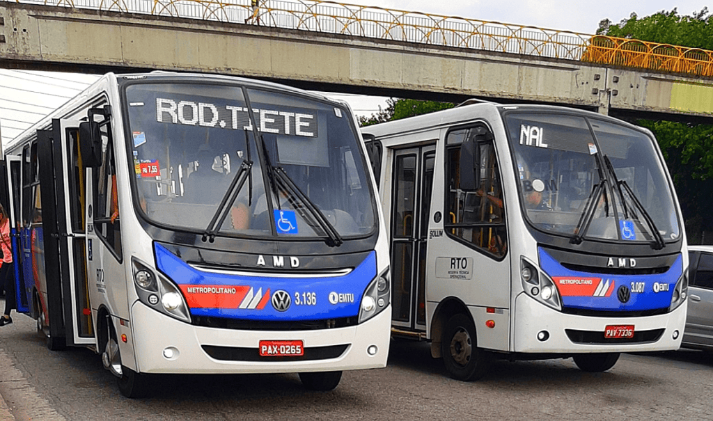 Fim micro-ônibus RTO Guarulhos